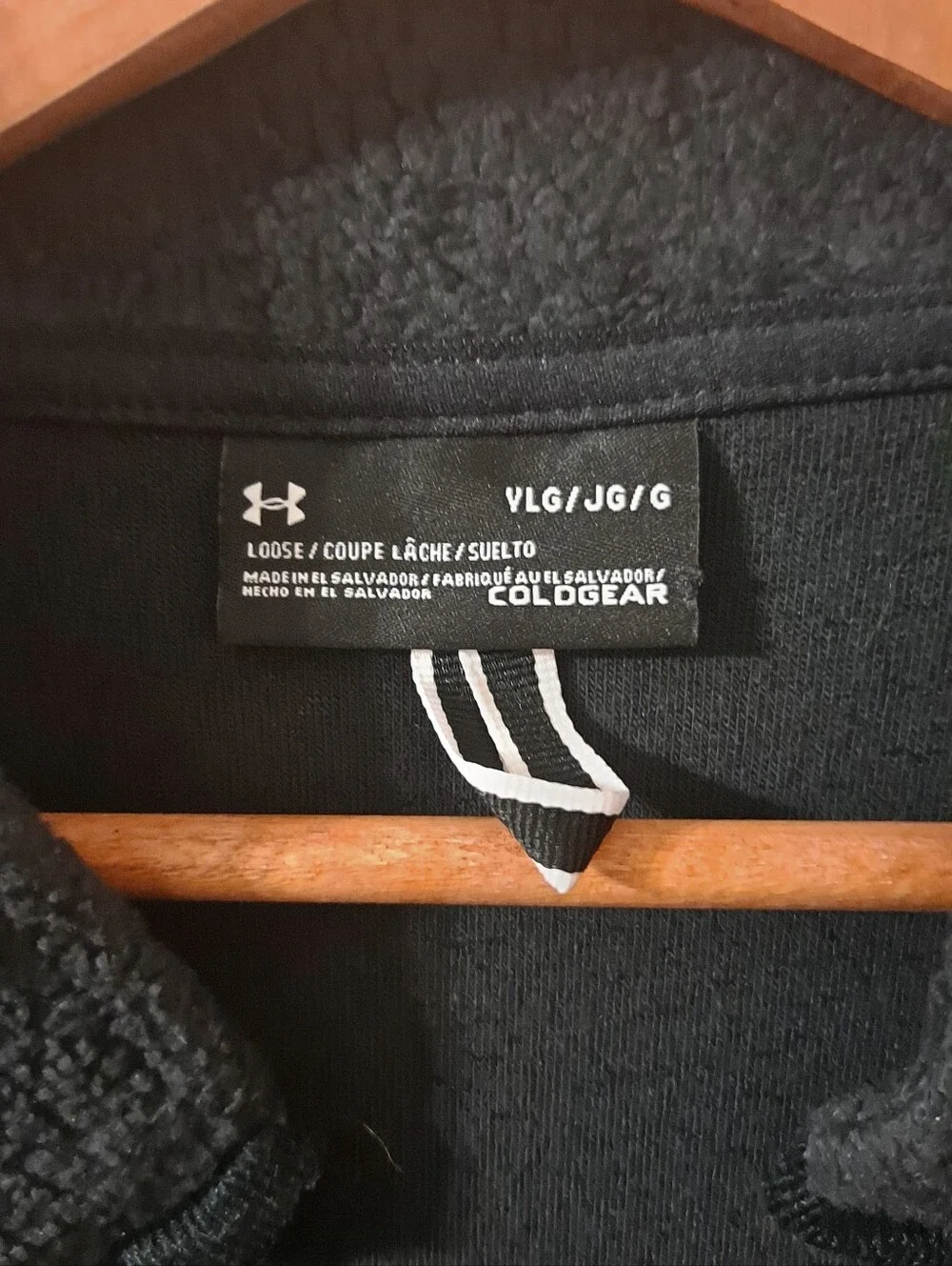 Under Armour Black Sherpa Fleece Vest For Youth Sz YLG